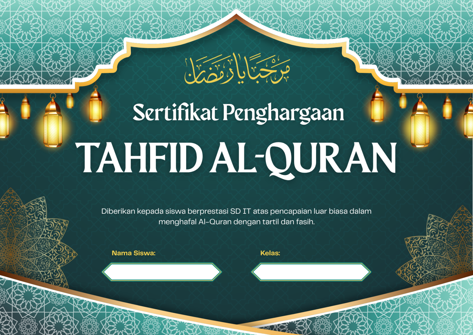Juara Lomba Tahfidz